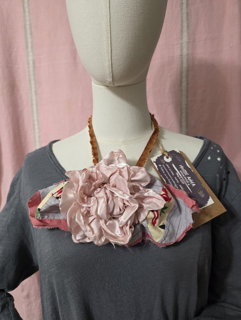 JABOT🩷MIXED MEDIA🩷OOAK🩷MEXICANO NWT
